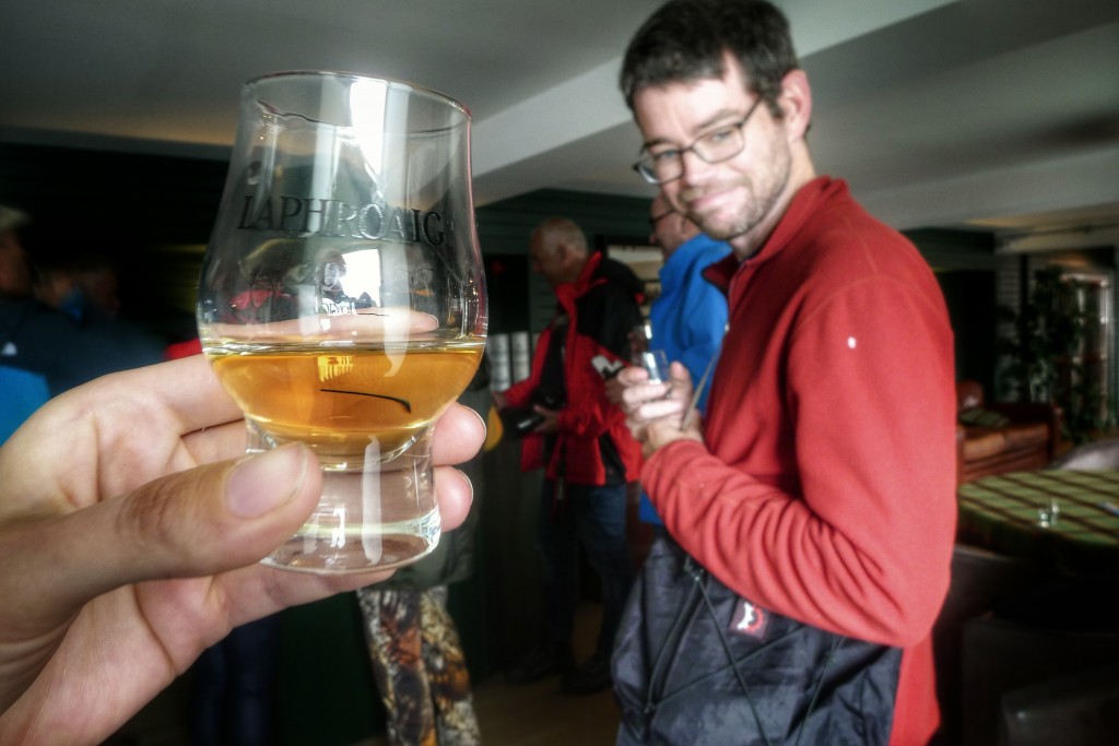 After the Laphroaig tour we got to taste a few different whiskies they make.