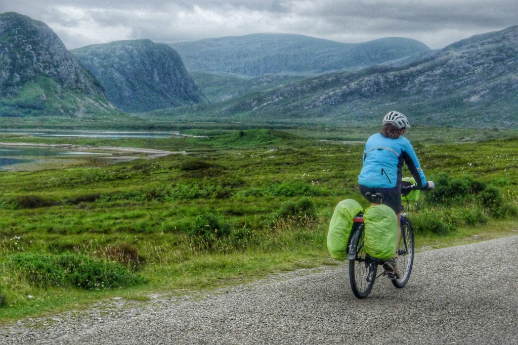 We rode around Loch Eriboll on our way to Tongue.